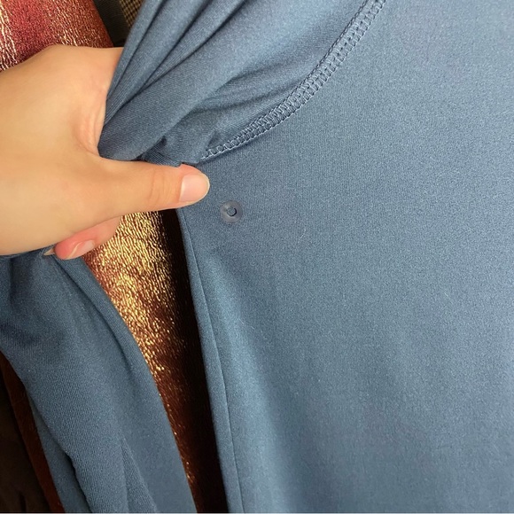 Hang Ten Men’s Size Large Sun Shirt Long Sleeve Tee Navy Blue 50 UPF Lightweight - Picture 8 of 8